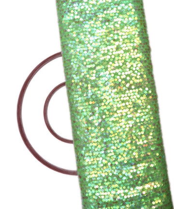 green sequin net embroidery fabric